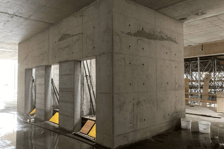 Betonpigmentierung vorher